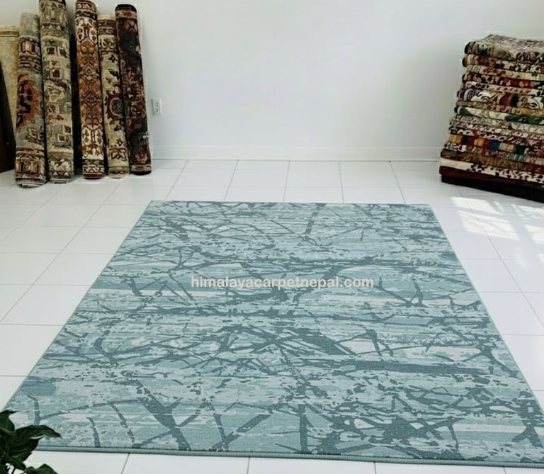 Custom bespoke handmade rugs crafted in Nepal – abstract design-Himalaya Carpet Industries