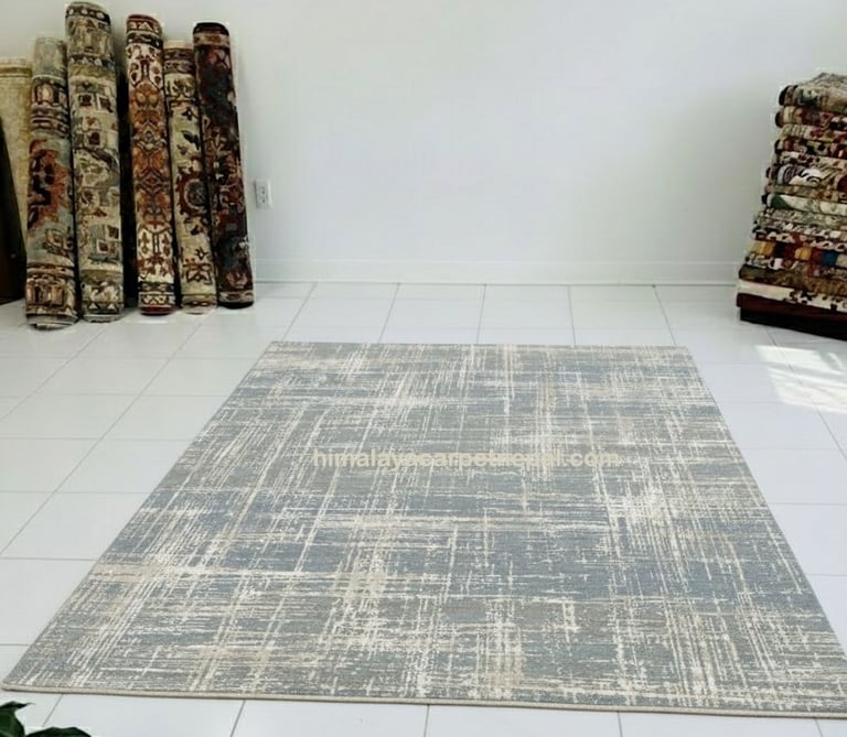 Custom bespoke handmade rugs crafted in Nepal – abstract design-Himalaya Carpet Industries
