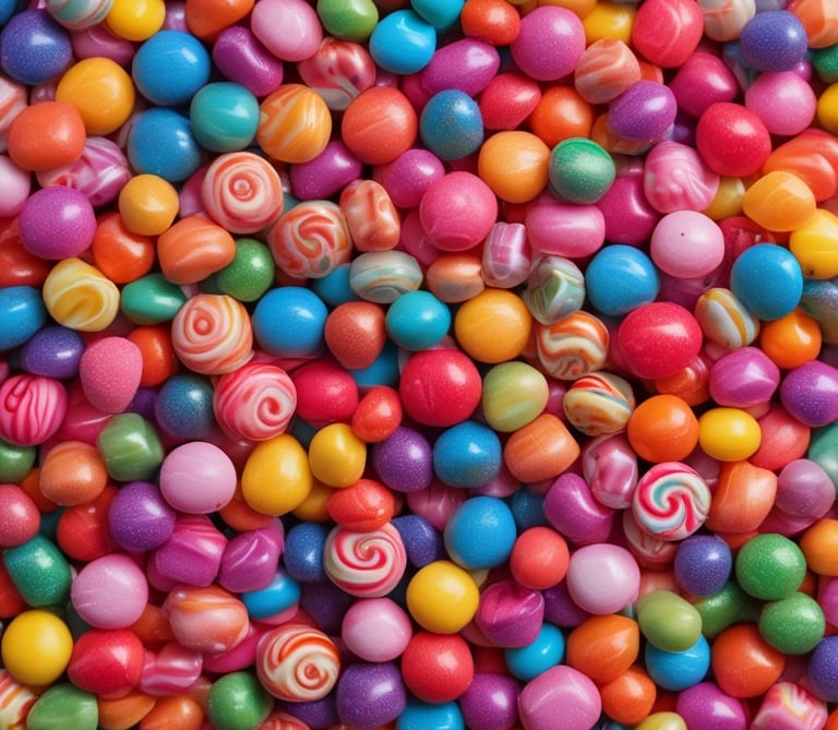 Boxes of party decorations and cotillón items ready for shipment.