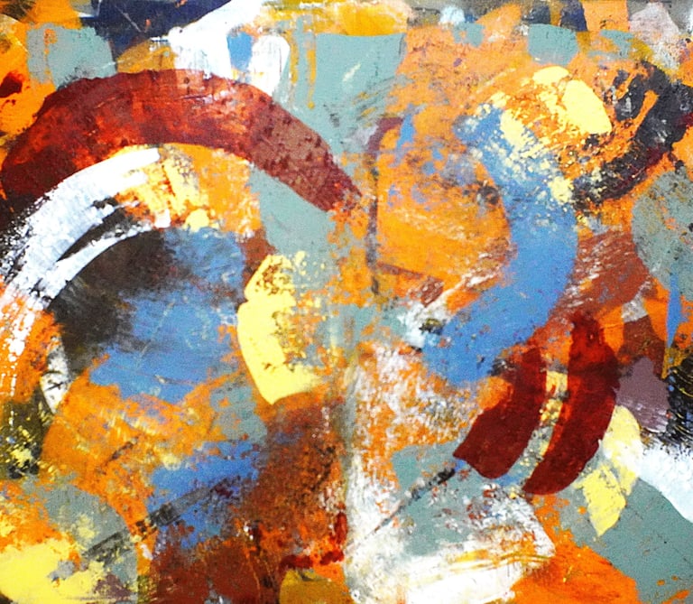 a painting of a painting of a painting of a circle