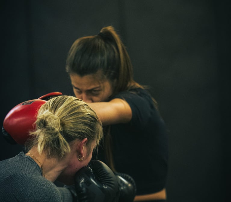 Sparring med handskar
