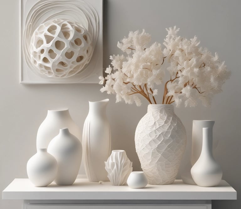 Customized gifts arranged beautifully for display.