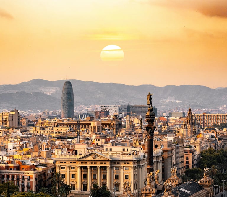 Barcelona Sunset