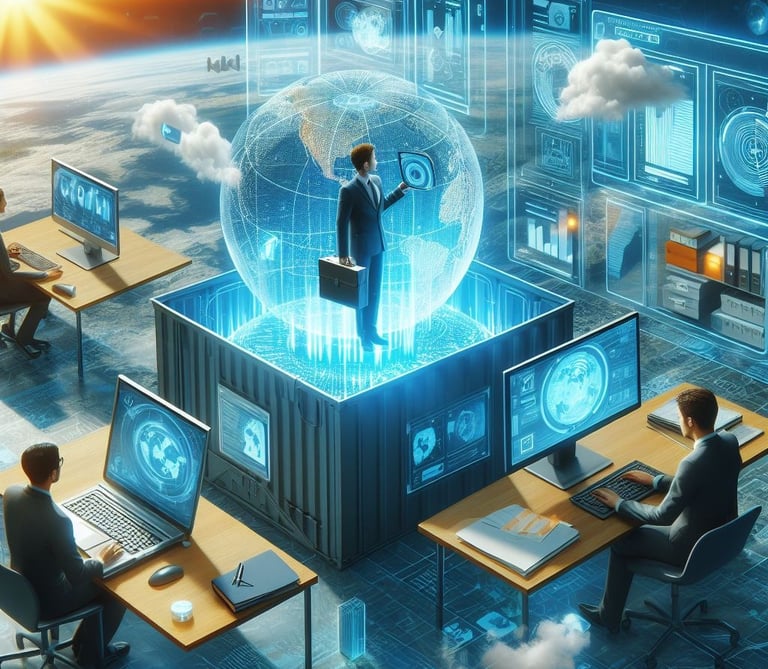 personas monitoreando y controlando