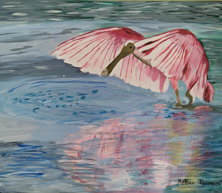 Regional wildlife painted through the artists eye