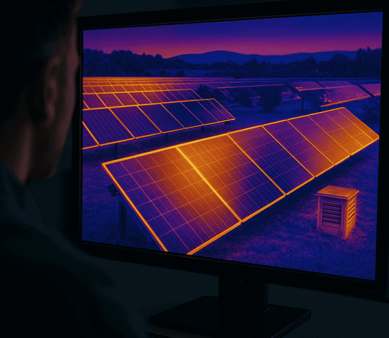 CCTV video analytics providing intrusion detection for solar farm