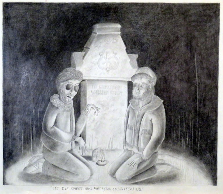 Another Night in Mirkwood, pencil, 1990