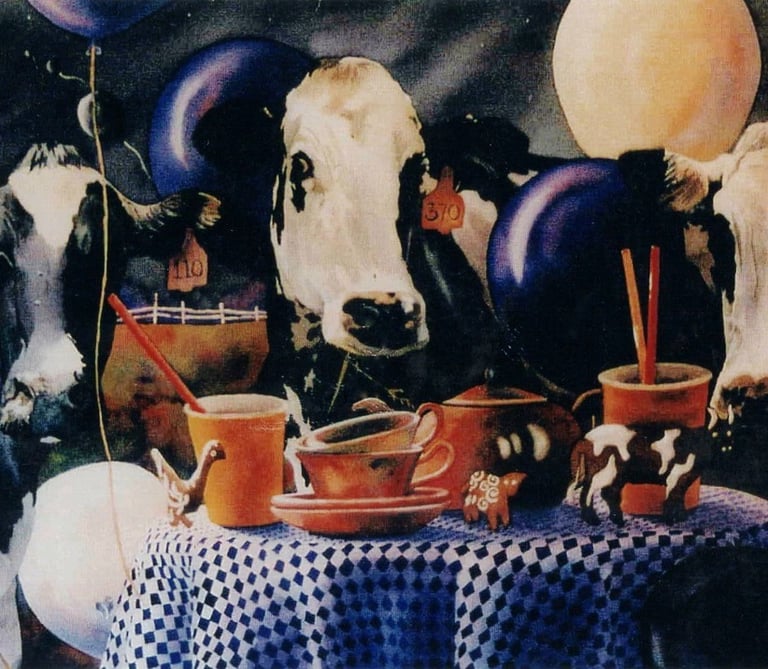 a cow birthday party