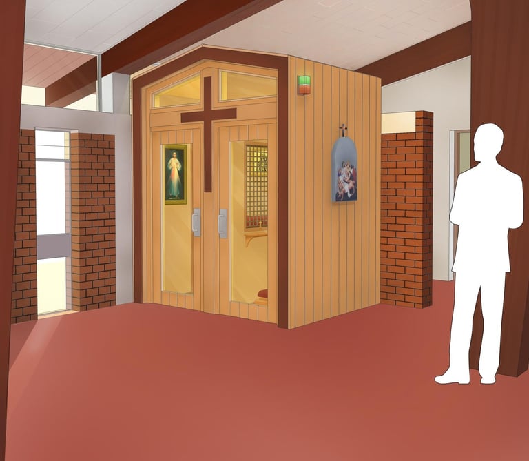 Confessional Holy Cross