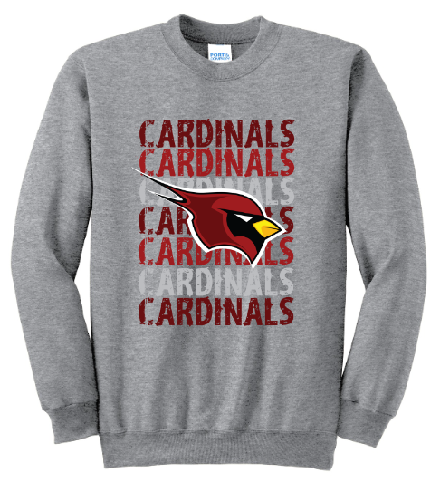 a sweatshirt with a cardinal cardinals logo on it