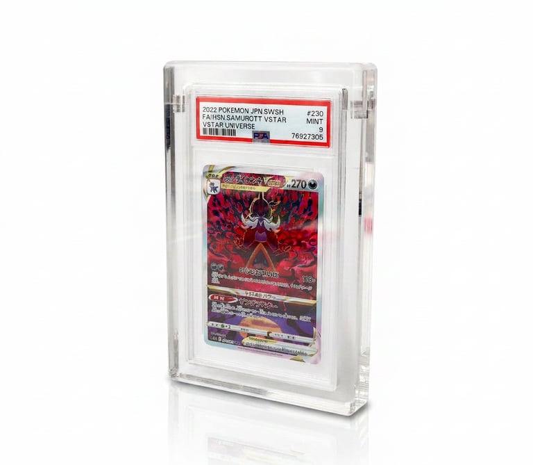 graded card acrylic case psa acrylic case