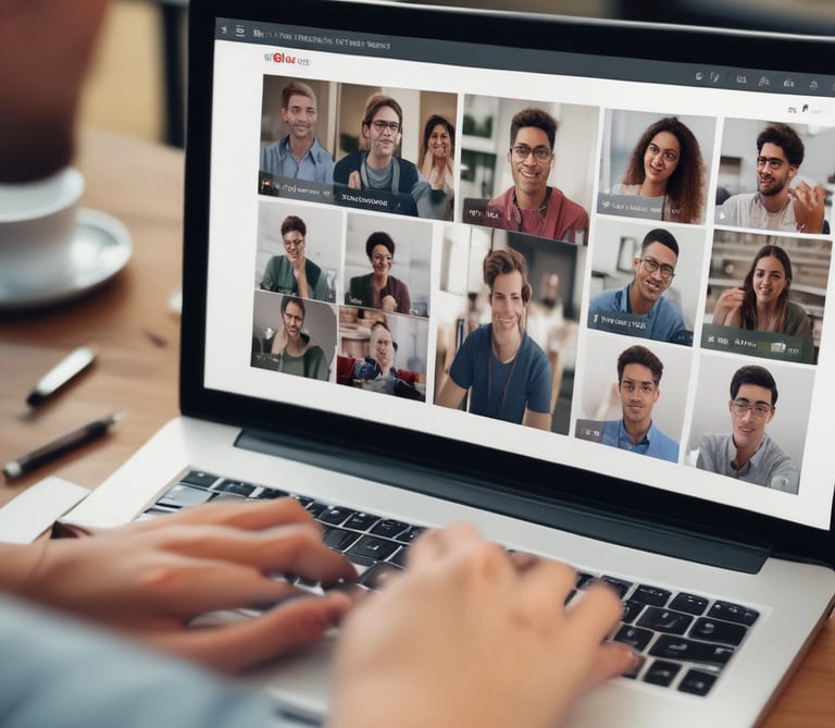 A smiling homeschooling parent helping their child with a GED practice test at a cozy home desk.