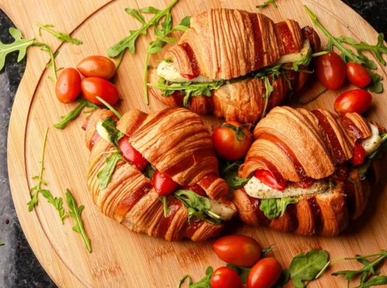 Croissant Halloumi + Thym de La Citronnelle