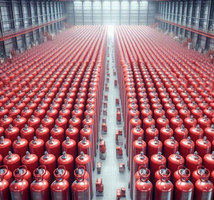 Pressurised storage