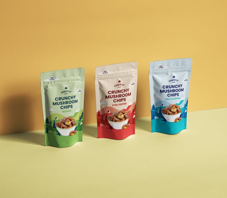 Forestly Shiitake Chips mushroom snack 