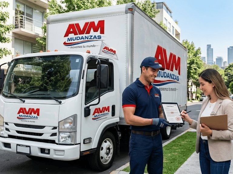 Operador de AVM Mudanzas ofreciendo un servicio confiable y formal en CDMX