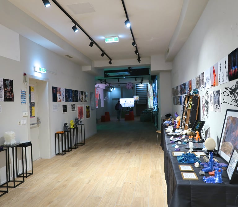 Fig 2.  GöttwAIg project pop-up presentation, Long Night of Research, St. Pölten, April 2026
