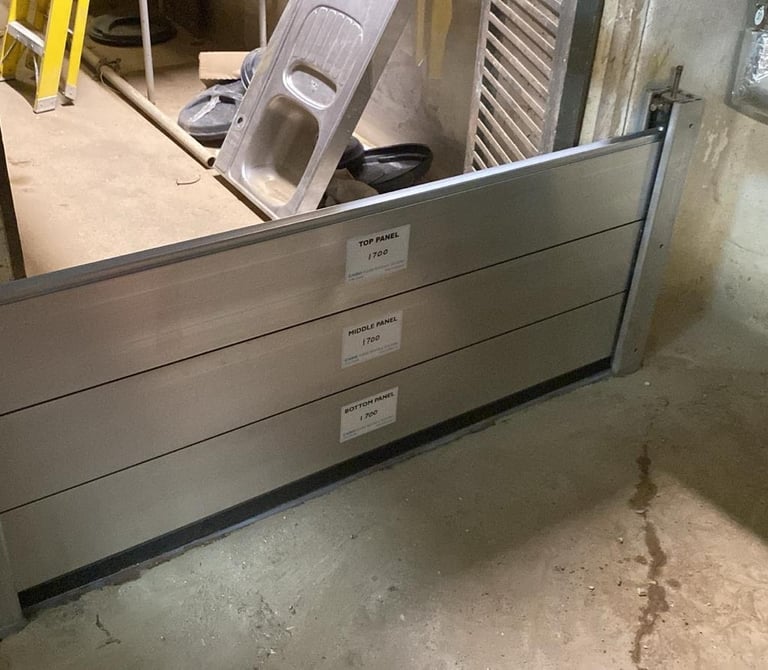 flod barrier inside a property installed by general builds