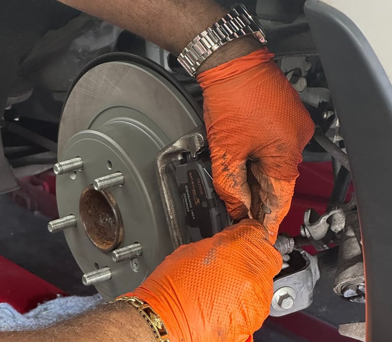 Brake pad and rotor replacement