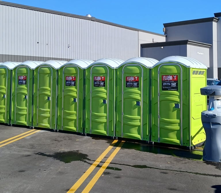 porta potty Hot Springs 