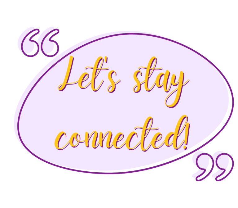 Let's stay connected