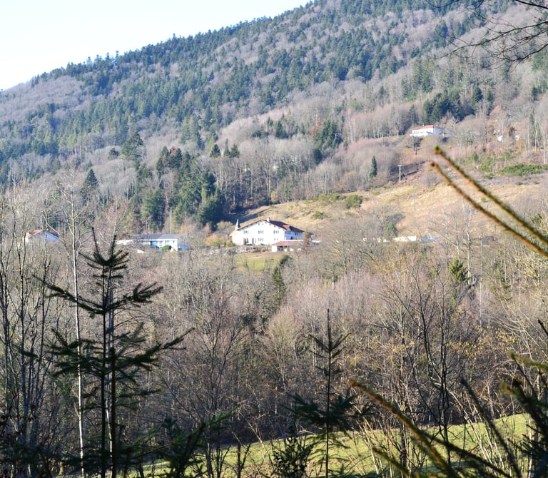 lieu et environnement autour de la maison