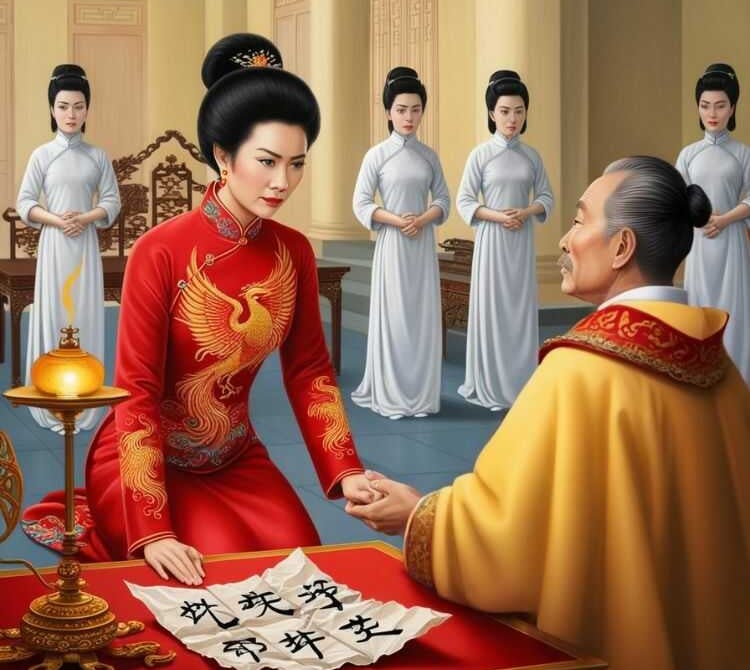 Hoàng Hậu Hiến Từ Đối Diện Thượng Hoàng