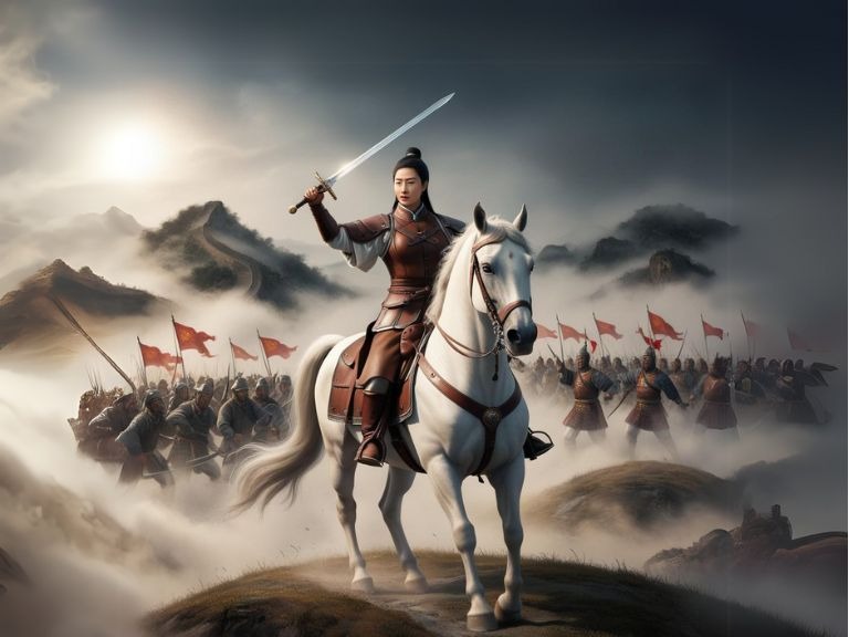 Nguyễn Thị La Dẫn Quân Trên Chiến Trường