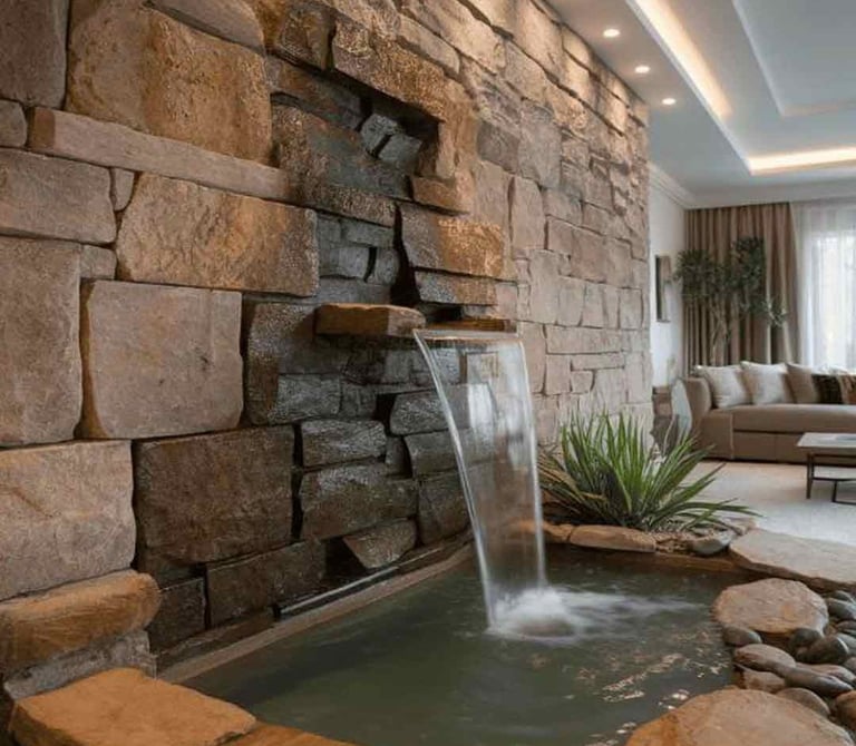 الشلالات المنزلية