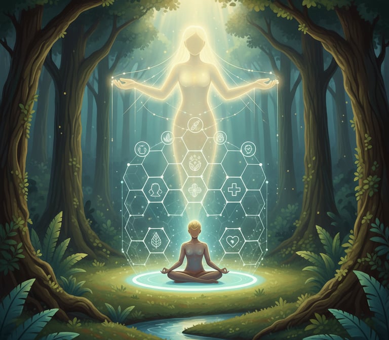 Anamnese e triagem de segurança para participação em rituais de Ayahuasca.