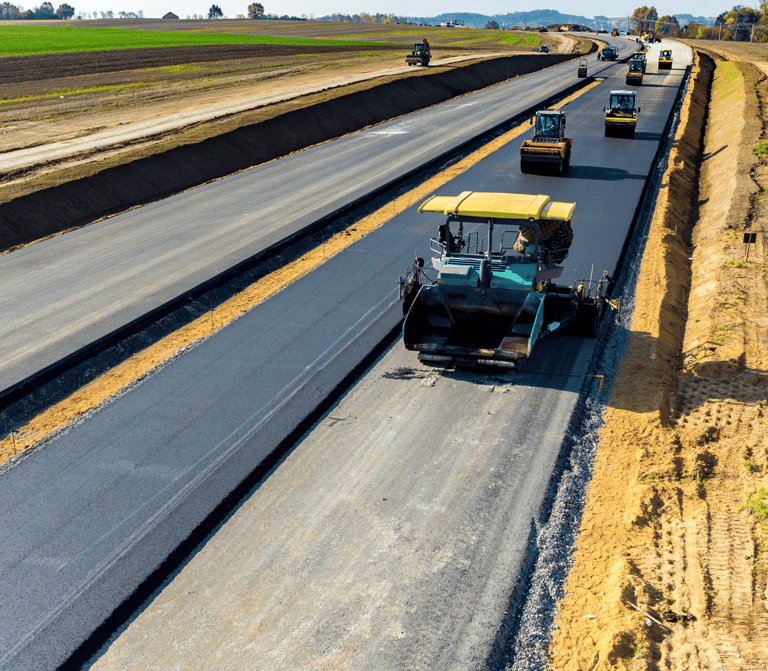 Gavi Infra highway infrastructure EPC project under construction – civil grading and road widening w