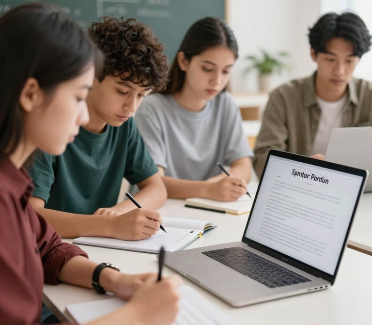 selective focus photography of people sitting on chairs while writing on notebooks