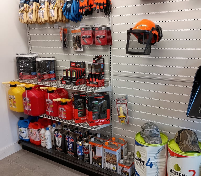 safety fuel cans and premixed fuels and ppe