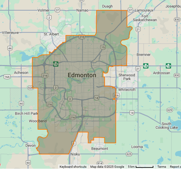 Manipulated city by the Government of Alberta