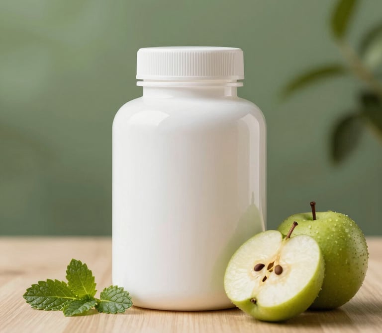 A cozy reading nook with a laptop open to health articles and a cup of herbal tea nearby.
