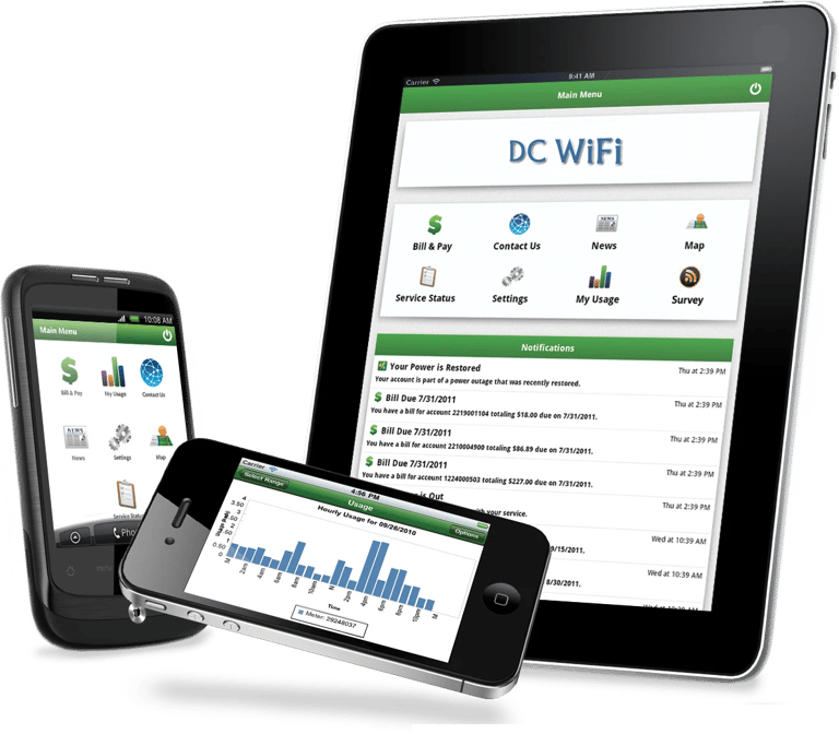DC WiFi a mesh network