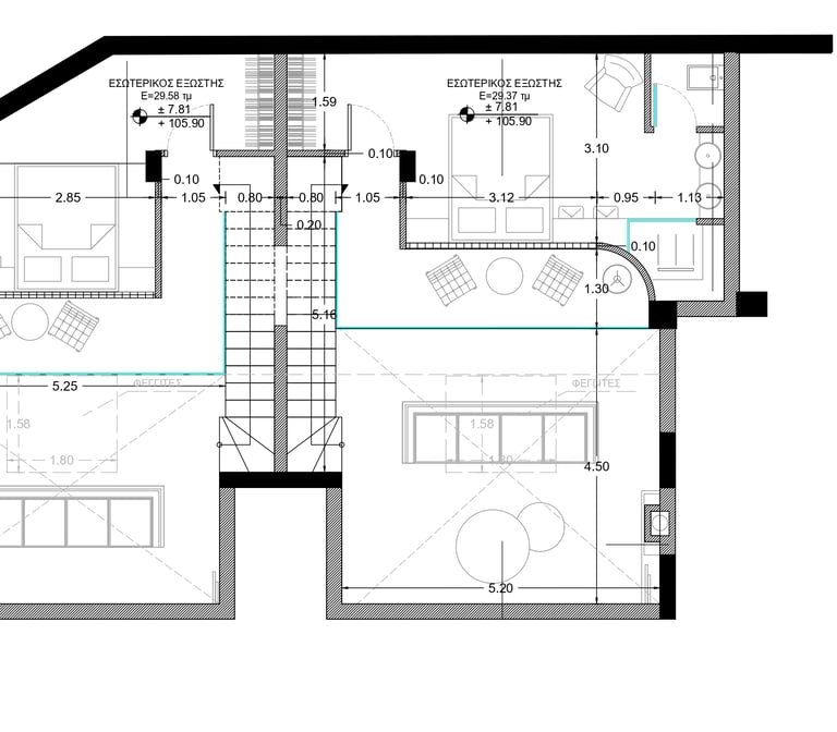 Mezzanine Floor - Nomade Villas Corfu