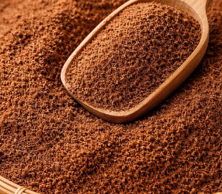 Loose cocopeat growing medium from Indonesian coconut processing partners