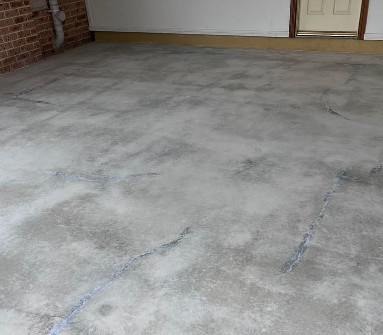 Concrete grinding surface preparation for epoxy flooring