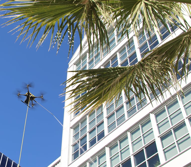 building drone window cleaning south florida