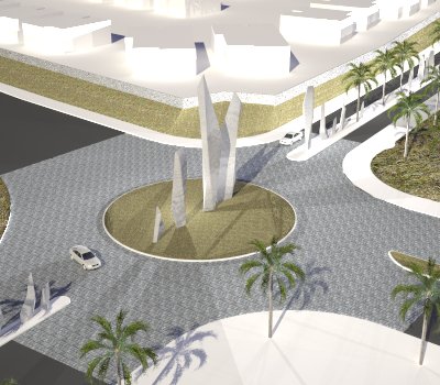 Boulevard Las Piedras, Puerto Rico, Taino, Urban Sculpture