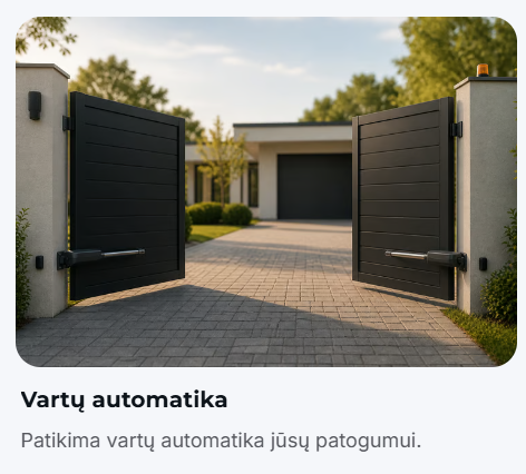 Vartų automatika