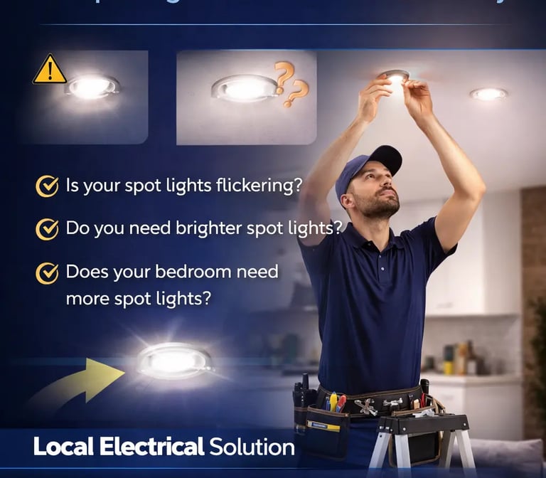 Common Spot Light Problems & Solutions for Spot Light Installation in Coventry