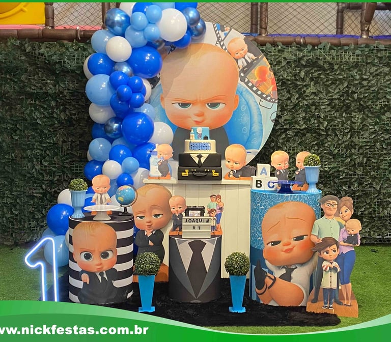 Aluguel de decoração infantil Poderoso Chefinho na Freguesia do Ó com mesa decorada temática