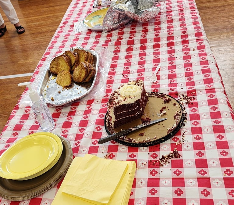 A picture of food on a table.