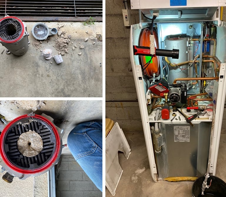 nettoyage de chaudiere