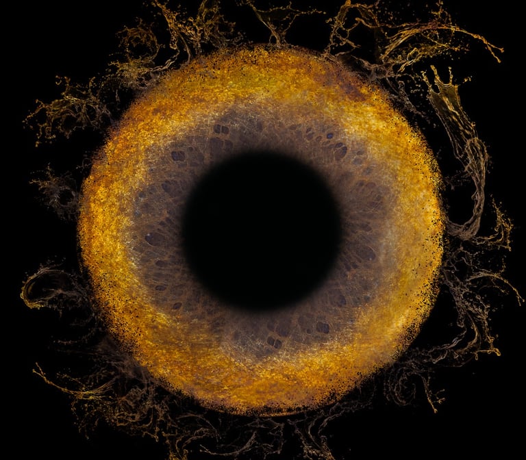 photo oeil de chien bordeaux