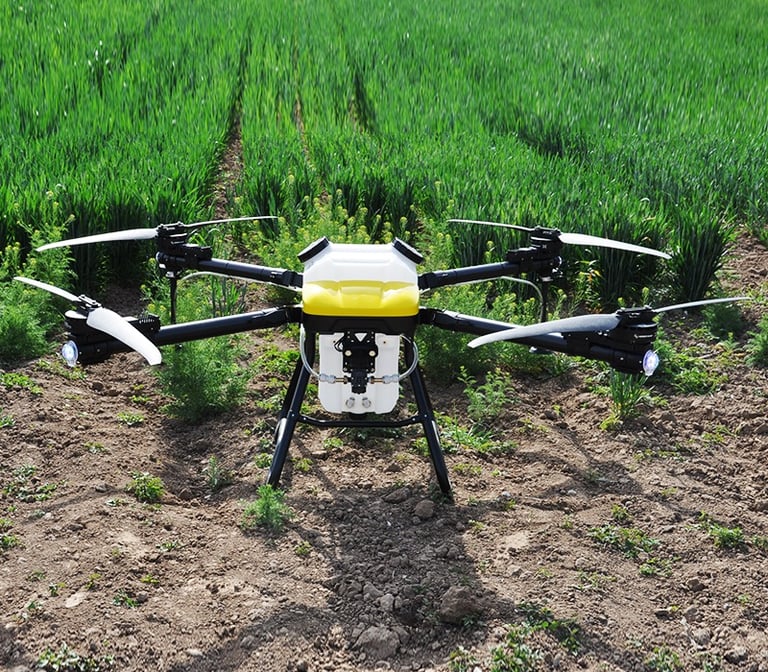 fumigacion con drones