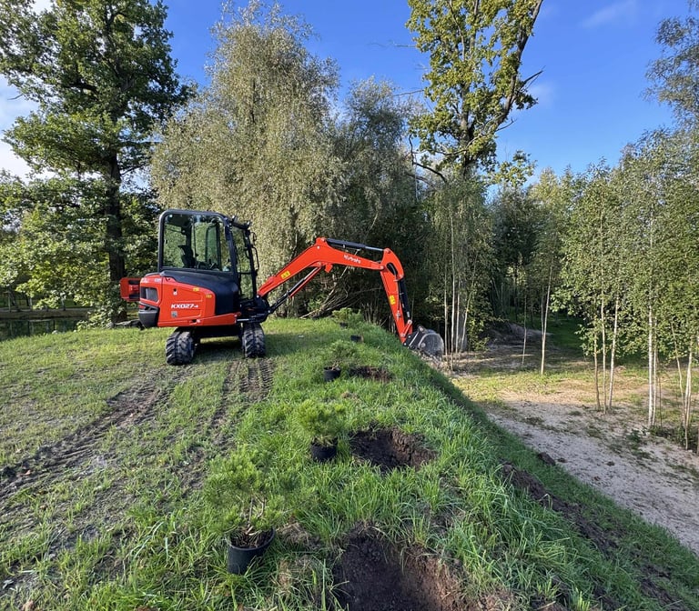 augalu sodinimas, medeliu sodinimas, duobiu kasimas augalams