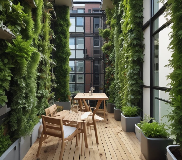 Vertical Garden Structure Ideas for For Apartments & Balconies